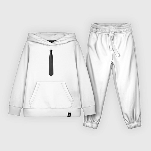 Детский костюм Черный галстук / Белый – фото 1