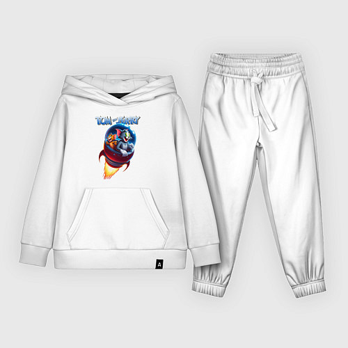 Детский костюм Том и Джерри - космическое приключение / Белый – фото 1