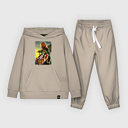 Костюм хлопковый детский Max Payne, цвет: миндальный