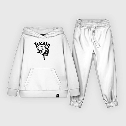 Детский костюм Мозговой центр / Белый – фото 1