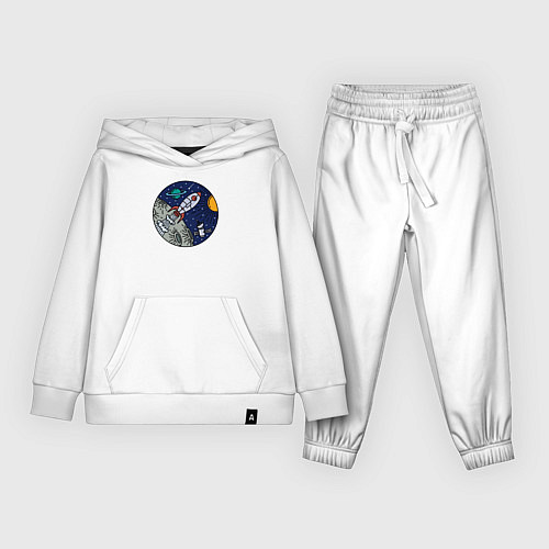 Детский костюм Rocket space / Белый – фото 1