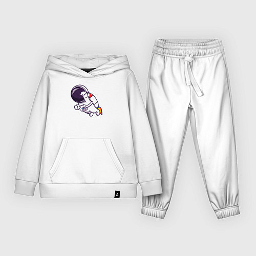 Детский костюм Супер космонавт в полёте / Белый – фото 1