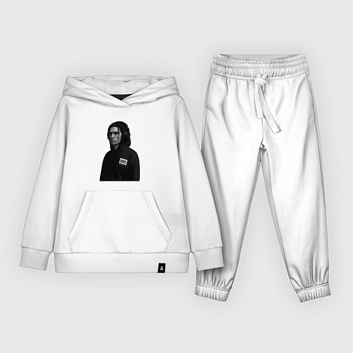 Детский костюм Bones в капюшоне с наушниками / Белый – фото 1