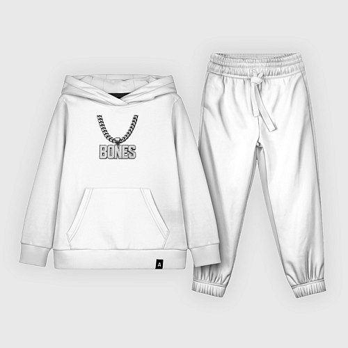 Детский костюм Цепь Bones / Белый – фото 1