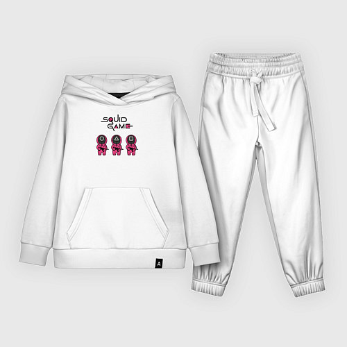 Детский костюм Squid game boys / Белый – фото 1