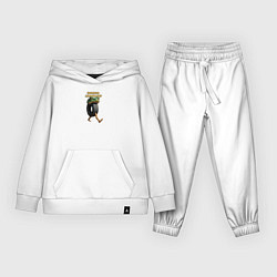 Костюм хлопковый детский Boneca Ambalabu, цвет: белый