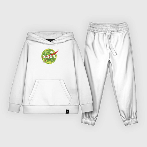 Детский костюм NASA Rick and Morty / Белый – фото 1