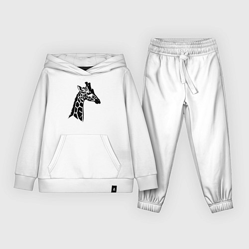 Детский костюм Стилизованный жираф / Белый – фото 1