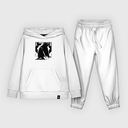 Детский костюм Крот с ножом / Белый – фото 1