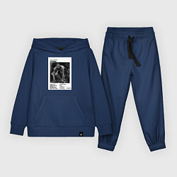 Костюм хлопковый детский Джон Джонс постер, цвет: тёмно-синий