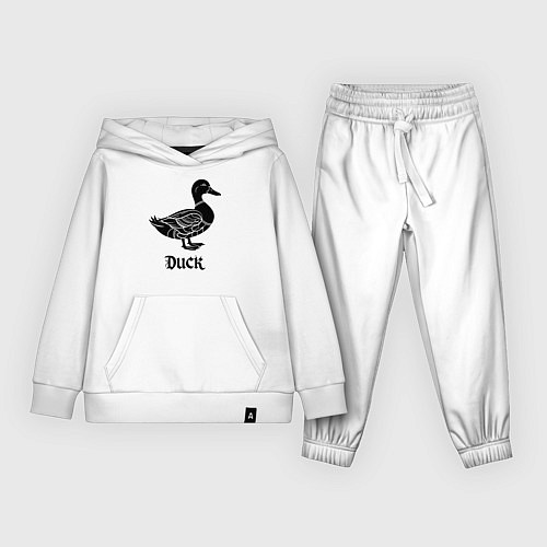 Детский костюм Утка в готическом стиле / Белый – фото 1