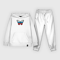 Костюм хлопковый детский Бабочка - Россия, цвет: белый