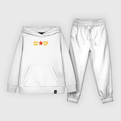 Детский костюм СССР - звезда / Белый – фото 1