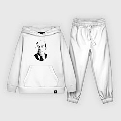 Костюм хлопковый детский Lenin USSR, цвет: белый