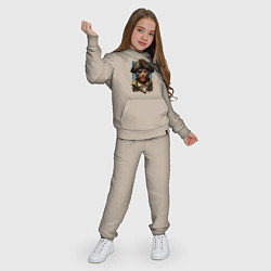 Костюм хлопковый детский Одноглазый пират Йо-хо-хо и бутылка рома, цвет: миндальный — фото 2