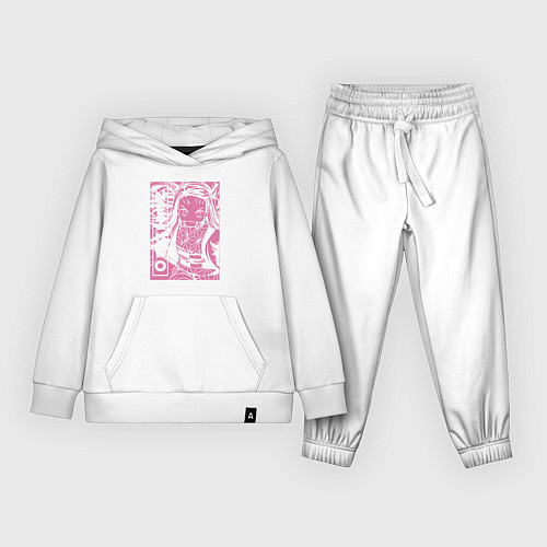 Детский костюм Клинок рассекающий демонов Nezuko бой / Белый – фото 1