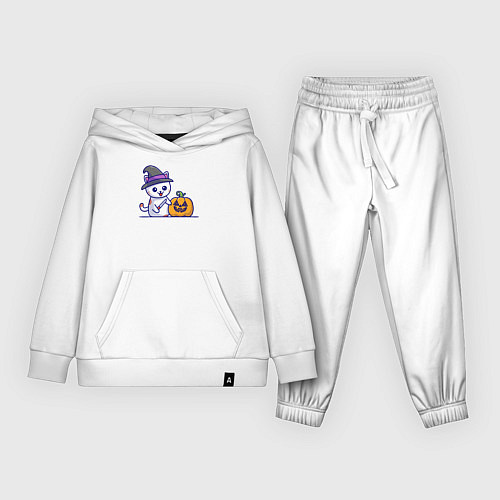 Детский костюм Cat pumpkin / Белый – фото 1