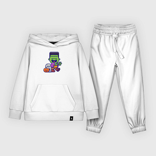 Детский костюм Милый Франкенштейн / Белый – фото 1