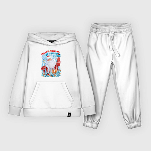 Детский костюм Счастливого Нового года / Белый – фото 1