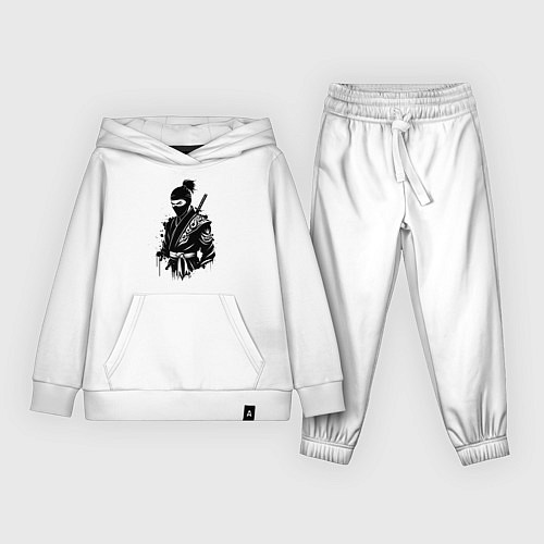 Детский костюм Черный ниндзя / Белый – фото 1