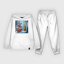 Детский костюм Дед Морозио и Принцесса Снегурочка: вперёд за пода