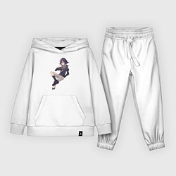 Костюм хлопковый детский Данганронпа V3 - Кокичи Ома - Цветной, цвет: белый