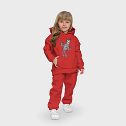 Детский костюм оверсайз Bender Error, цвет: красный — фото 2