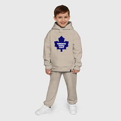 Детский костюм оверсайз Toronto Maple Leafs, цвет: миндальный — фото 2