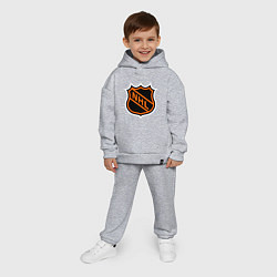 Детский костюм оверсайз NHL, цвет: меланж — фото 2