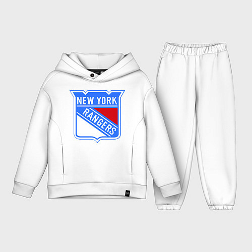 Детский костюм оверсайз New York Rangers / Белый – фото 1