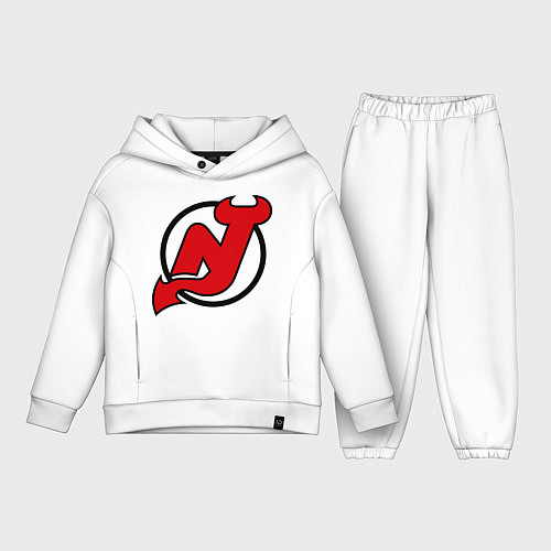 Детский костюм оверсайз New Jersey Devils / Белый – фото 1