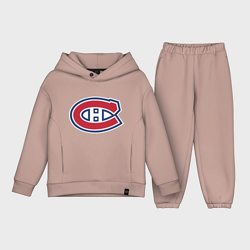 Детский костюм оверсайз Montreal Canadiens / Пыльно-розовый – фото 1