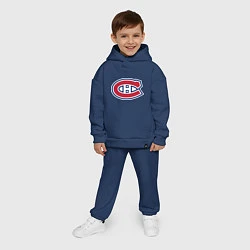 Детский костюм оверсайз Montreal Canadiens, цвет: тёмно-синий — фото 2