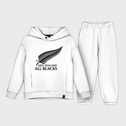 Детский костюм оверсайз New Zeland: All blacks, цвет: белый