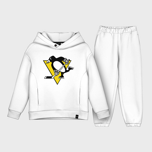 Детский костюм оверсайз Pittsburgh Penguins / Белый – фото 1