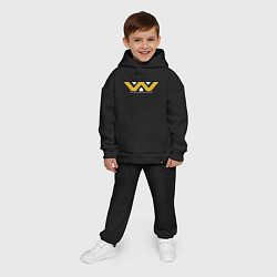 Детский костюм оверсайз Weyland-Yutani, цвет: черный — фото 2