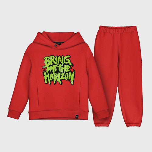 Детский костюм оверсайз Bring me the horizon / Красный – фото 1