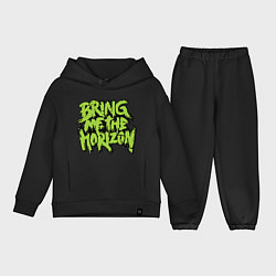 Детский костюм оверсайз Bring me the horizon, цвет: черный