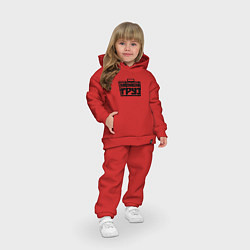 Детский костюм оверсайз Каспийский груз, цвет: красный — фото 2