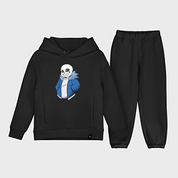 Детский костюм оверсайз Sans, цвет: черный