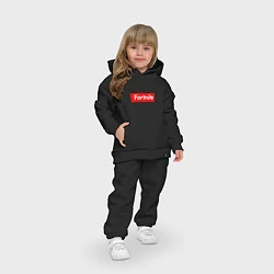 Детский костюм оверсайз Fortnite Supreme, цвет: черный — фото 2