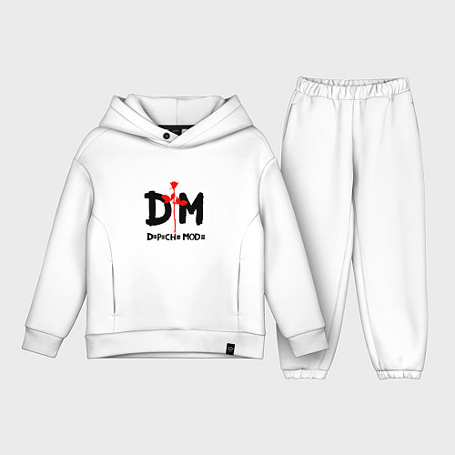 Детский костюм оверсайз Depeche Mode Rose / Белый – фото 1