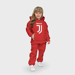 Детский костюм оверсайз FC Juventus, цвет: красный — фото 2