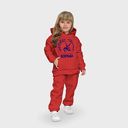 Детский костюм оверсайз Греко-римская борьба, цвет: красный — фото 2