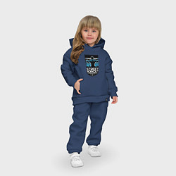 Детский костюм оверсайз Street WorkOut: Real sport, цвет: тёмно-синий — фото 2