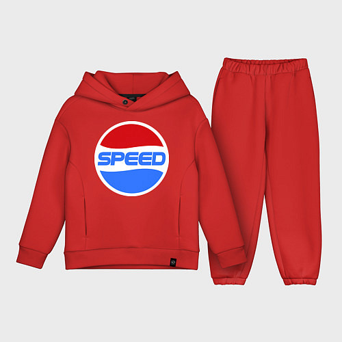 Детский костюм оверсайз Pepsi Speed / Красный – фото 1