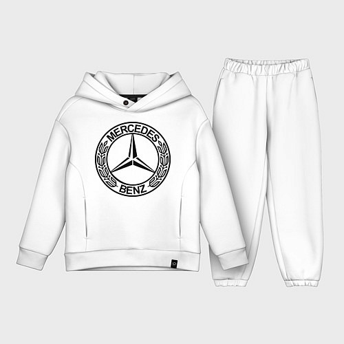 Детский костюм оверсайз Mercedes-Benz / Белый – фото 1