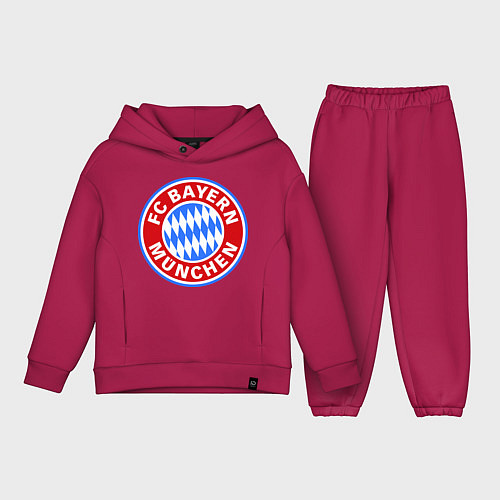 Детский костюм оверсайз Bayern Munchen FC / Маджента – фото 1