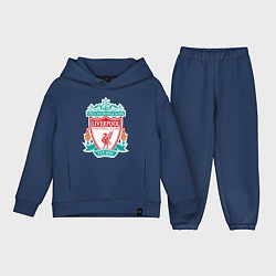 Детский костюм оверсайз Liverpool FC, цвет: тёмно-синий