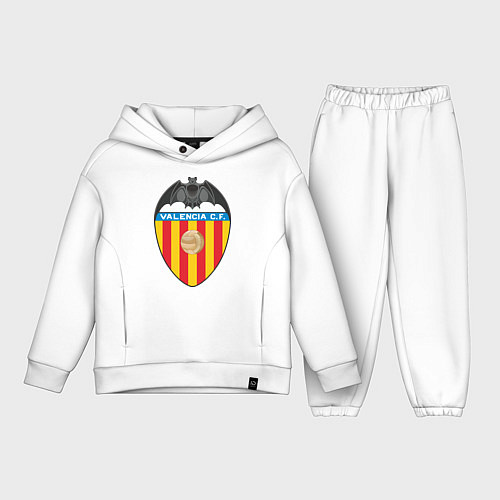 Детский костюм оверсайз Valencia CF / Белый – фото 1